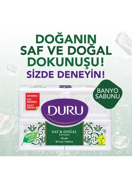 Duru Katı Sabun 4'lü 800 Gr