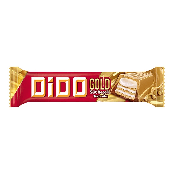 Ülker Dido Gold Süt Reçeli Tadında Gofret 36 Gr 24'lü