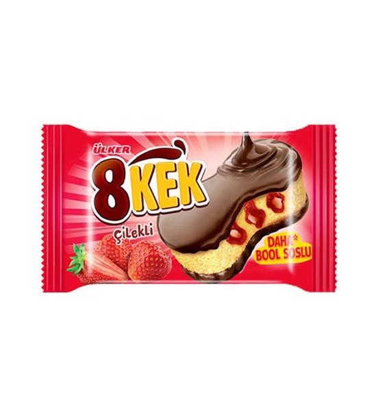 Ülker 8 Kek Çilekli 55 Gr 24 Adet