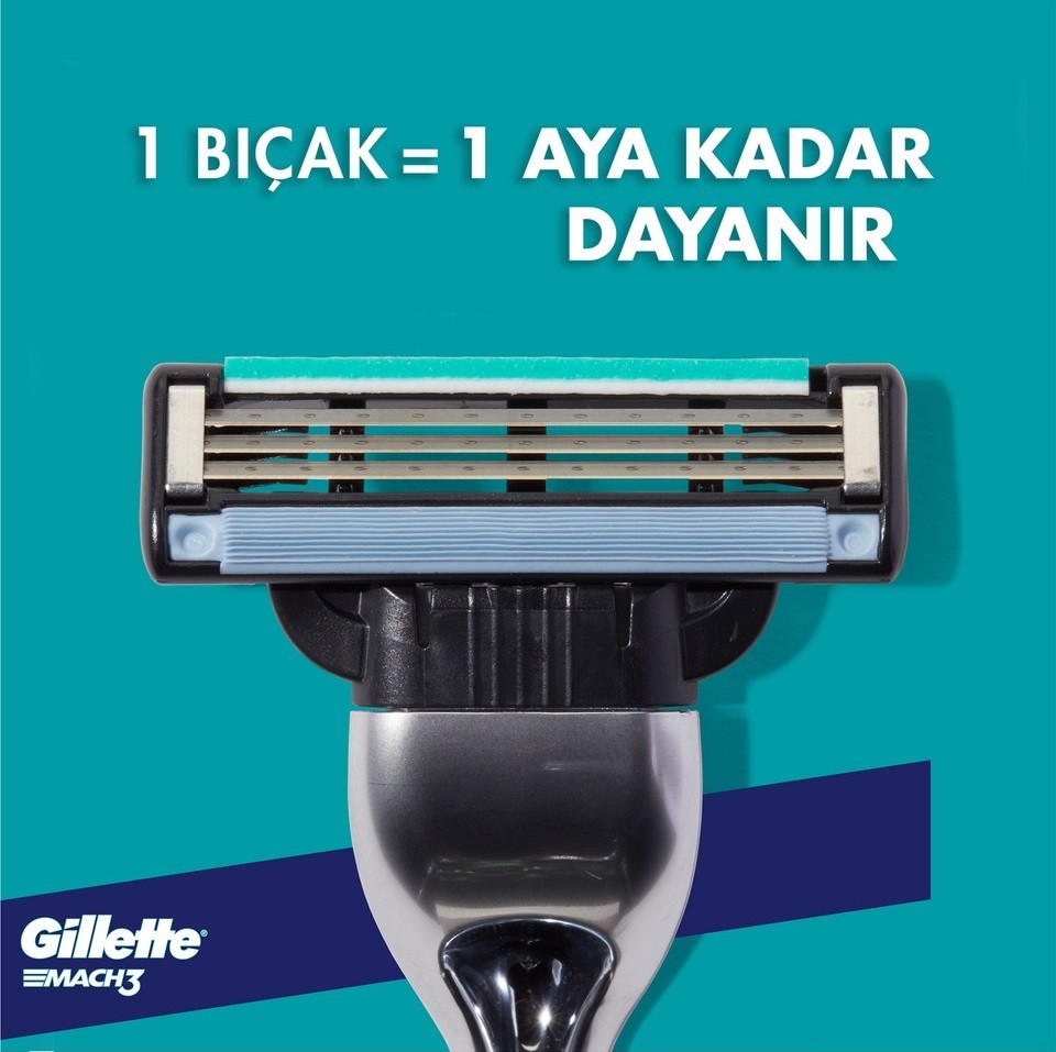 Gillette Mach3 Yedek Tıraş Bıçağı 2 Adet