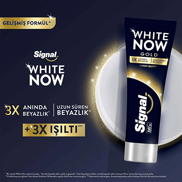 Signal White Now 3 Kat Işıltı Diş Macunu 75 Ml