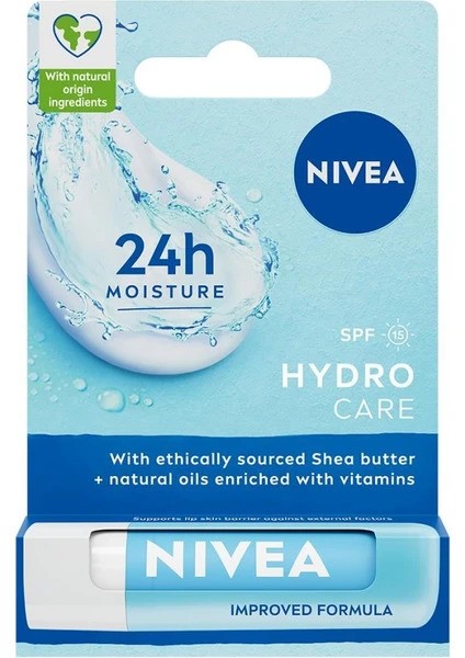 Nivea 24h Moisture Dudak Bakım Kremi 4,8 Gr