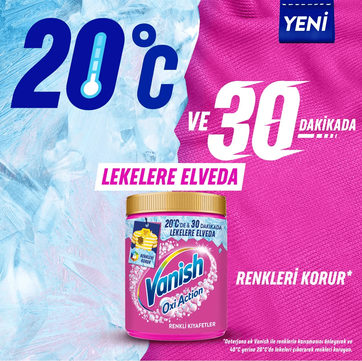 Vanish Oxi Action Leke Çıkarıcı Toz 480 Gr