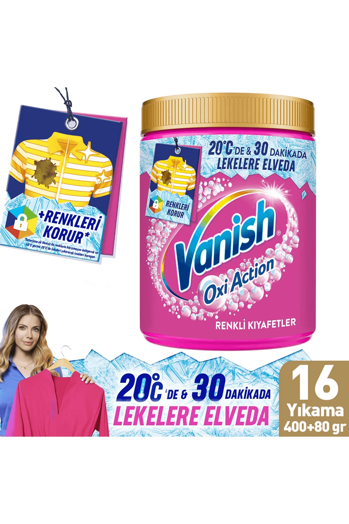 Vanish Oxi Action Leke Çıkarıcı Toz 480 Gr