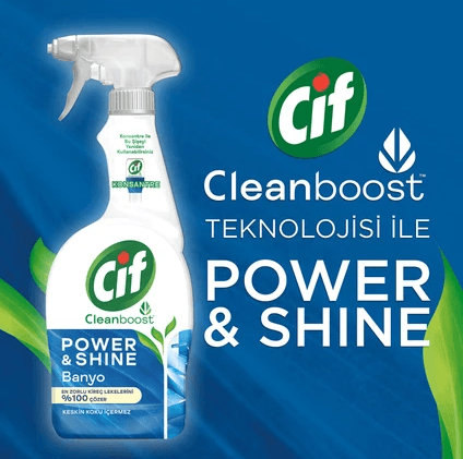 Cif Clean Boost Banyo Sprey Temizleyici 750 Ml