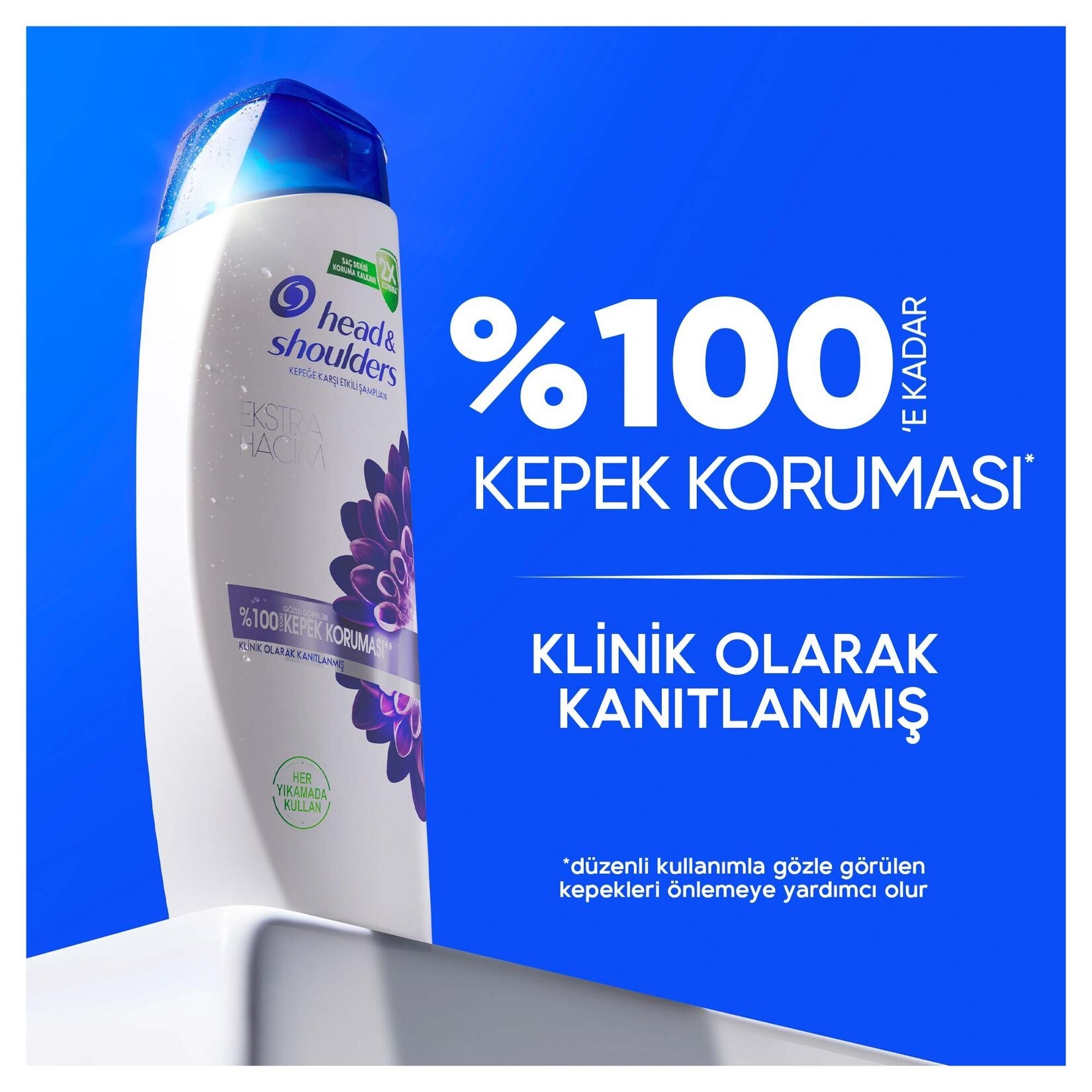 Head&Shoulders Kepeğe Karşı Etkili Extra Hacim Şampuan 330 Ml