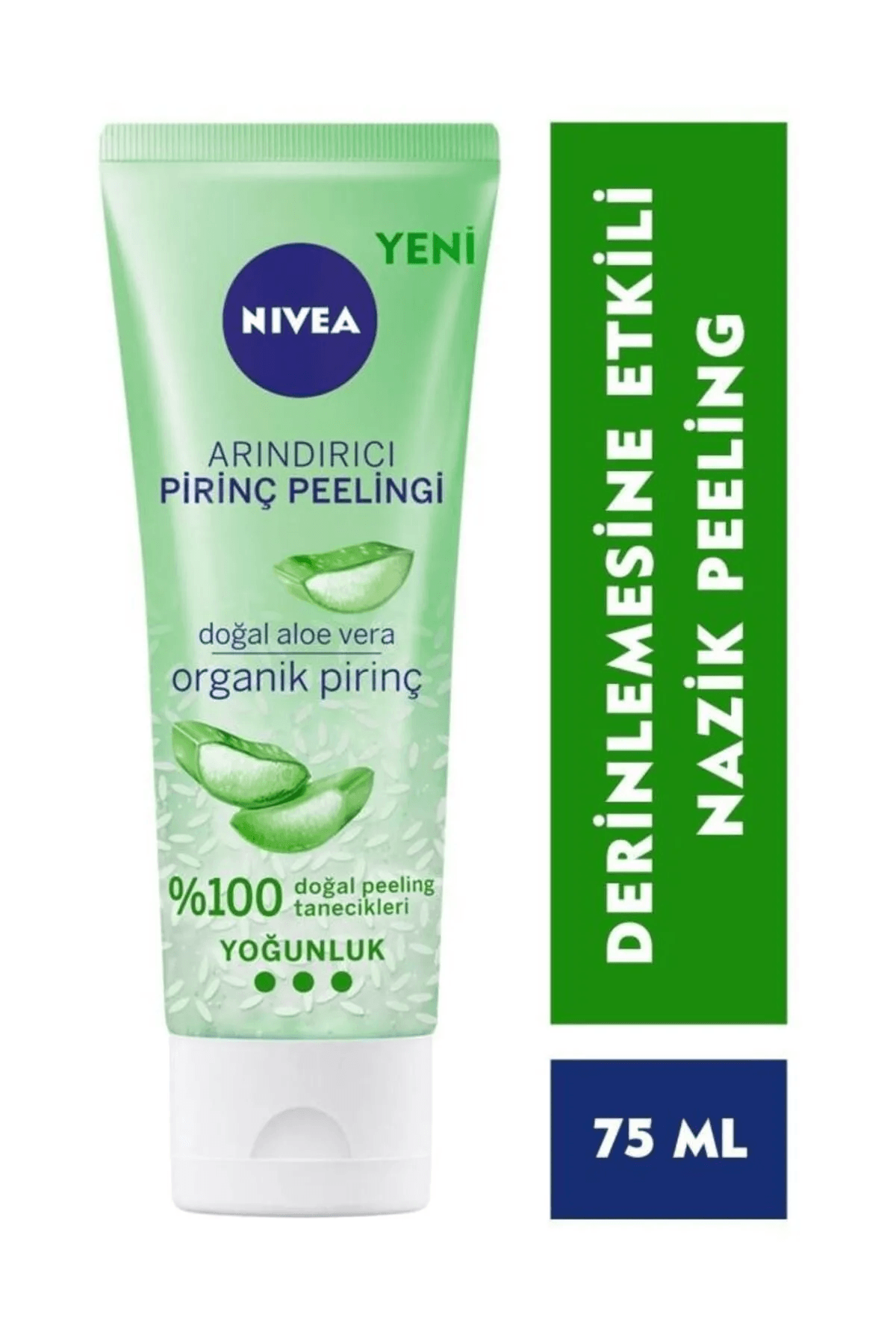 Nivea Arındırıcı Organik Aloe Vera Özü Pirinç Peelingi 75 Ml