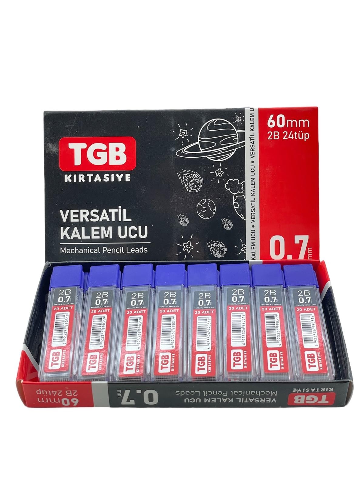 Tgb Kırtasiye Versatil Kalem Ucu 0.7 Mm 2b Tgb-2840 24 Tüp