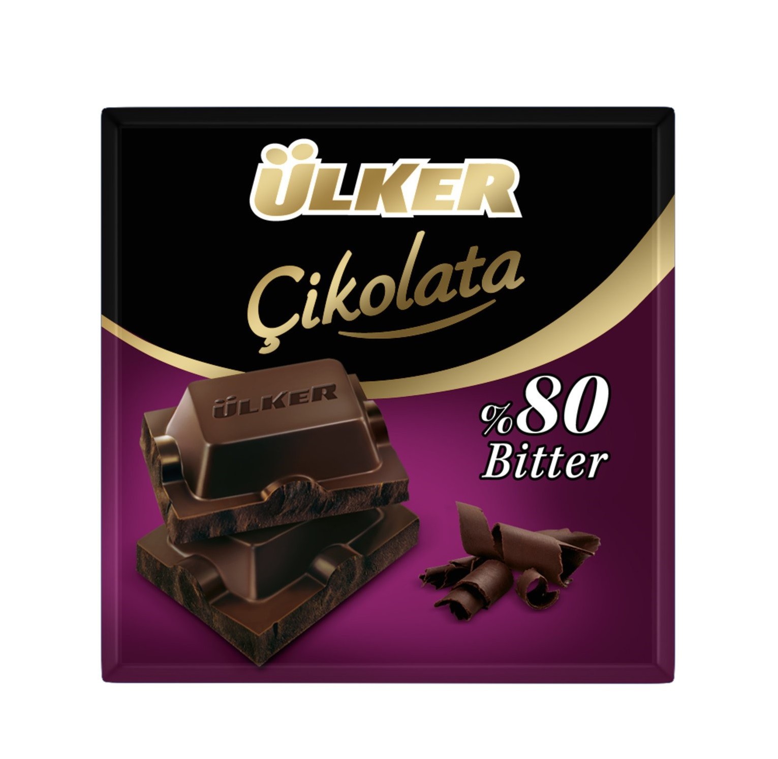 Ülker %80 Kakaolu Bitter Çikolata 60 Gr 6'lı