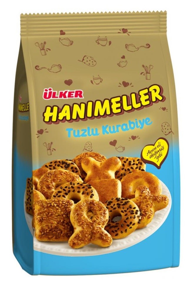 Ülker Hanımeller Tuzlu Poşet Kurabiye 150 Gr 12 Adet