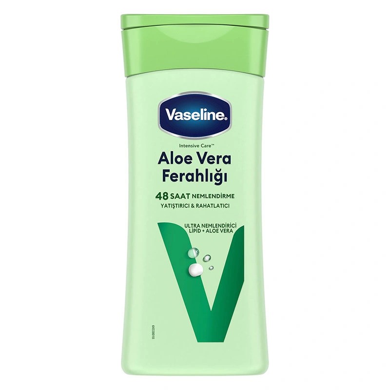 Vaseline Intensive Care Aloe Vera Ferahlığı 48 Saat Nemlendirme Vücut Losyonu 200 Ml