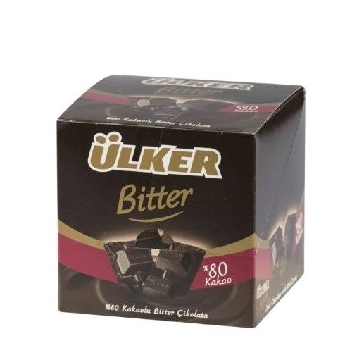 Ülker %80 Kakaolu Bitter Çikolata 60 Gr 6'lı