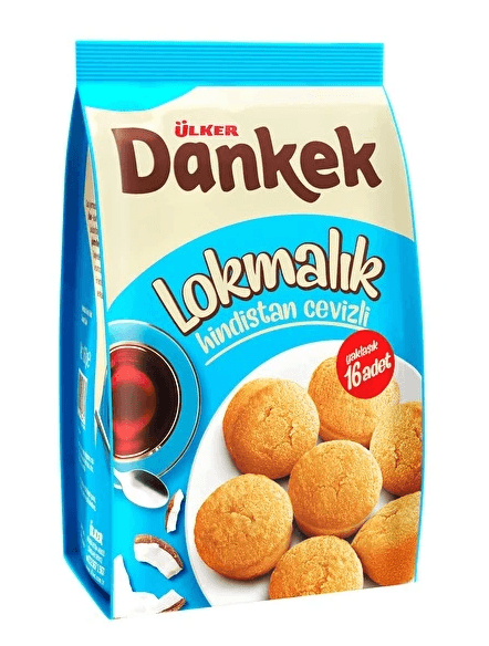 Ülker Dankek Lokmalık Hindistan Cevizli Kek 160 Gr 10'lu