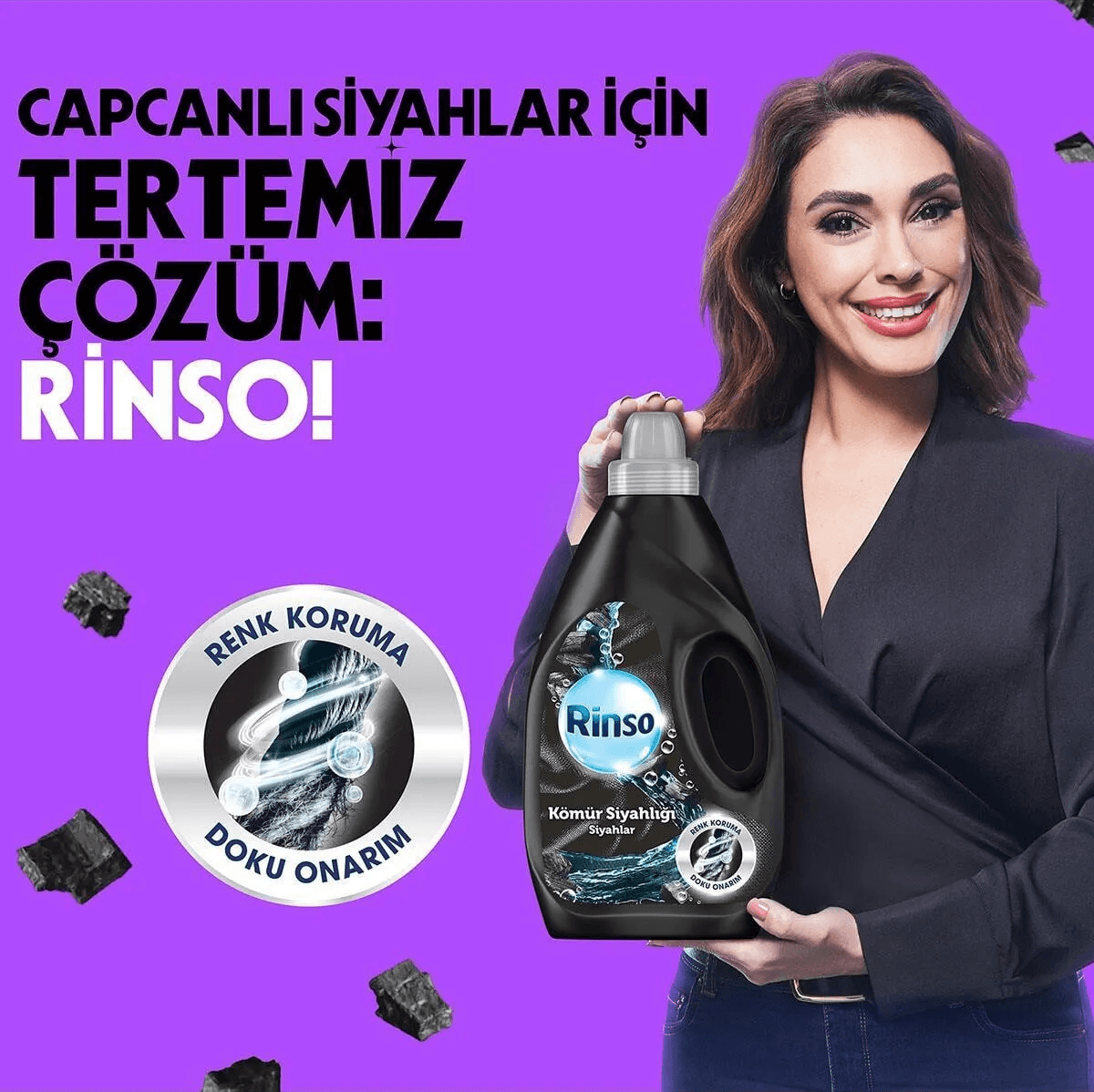 Rinso Sıvı Deterjan 50 Yıkama 3 Lt