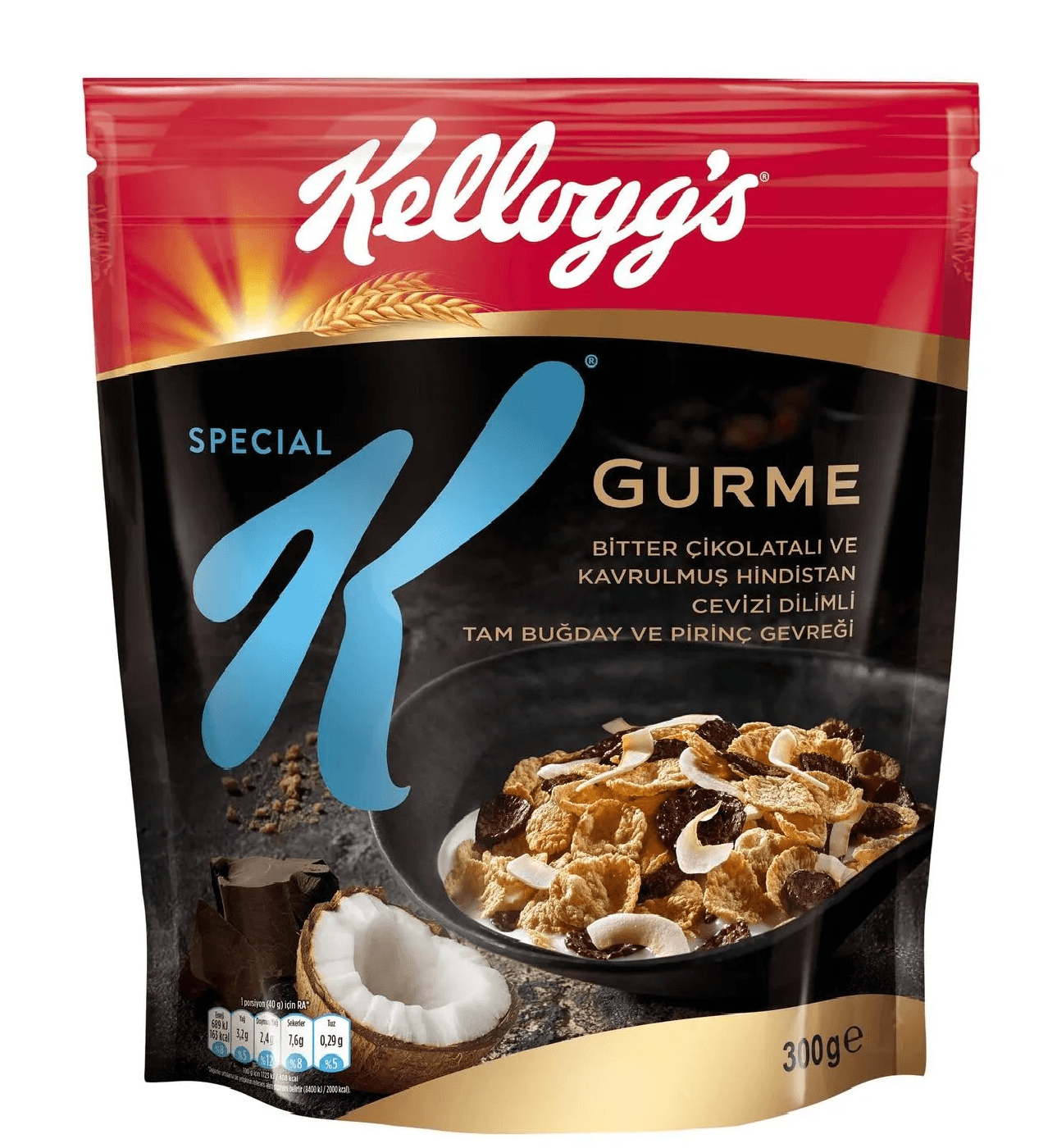 Kellogg's Special K Gurme Tam Buğday Ve Pirinç Gevreği 300 Gr