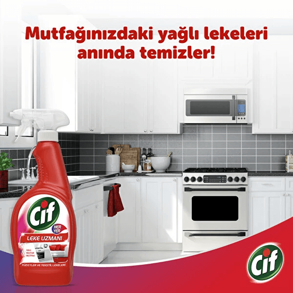 Cif Leke Uzmanı Sprey Temizleyici 750 Ml