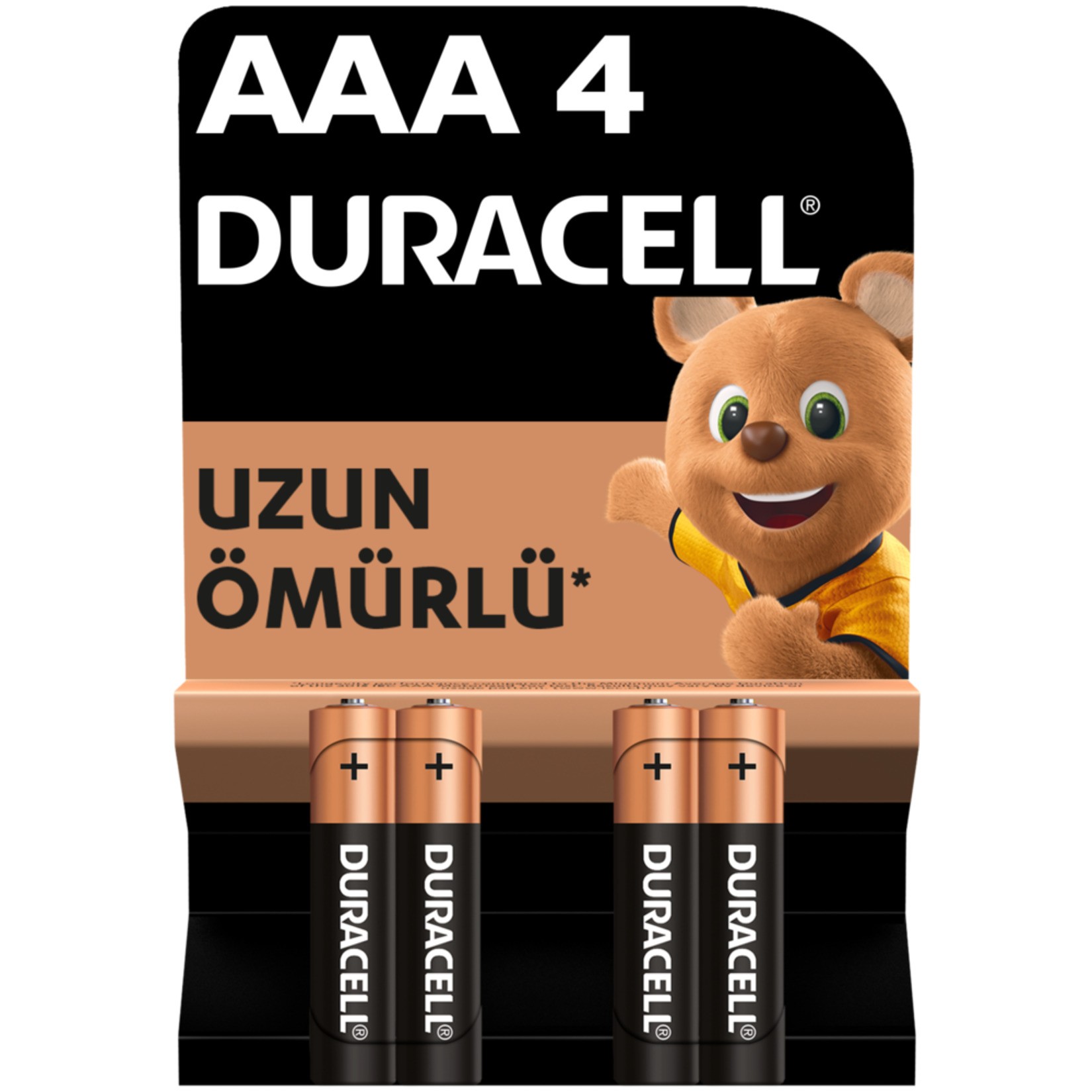 Duracell Alkalin AAA İnce Kalem Pil(LRO3/MN2400) 4'lü Paket