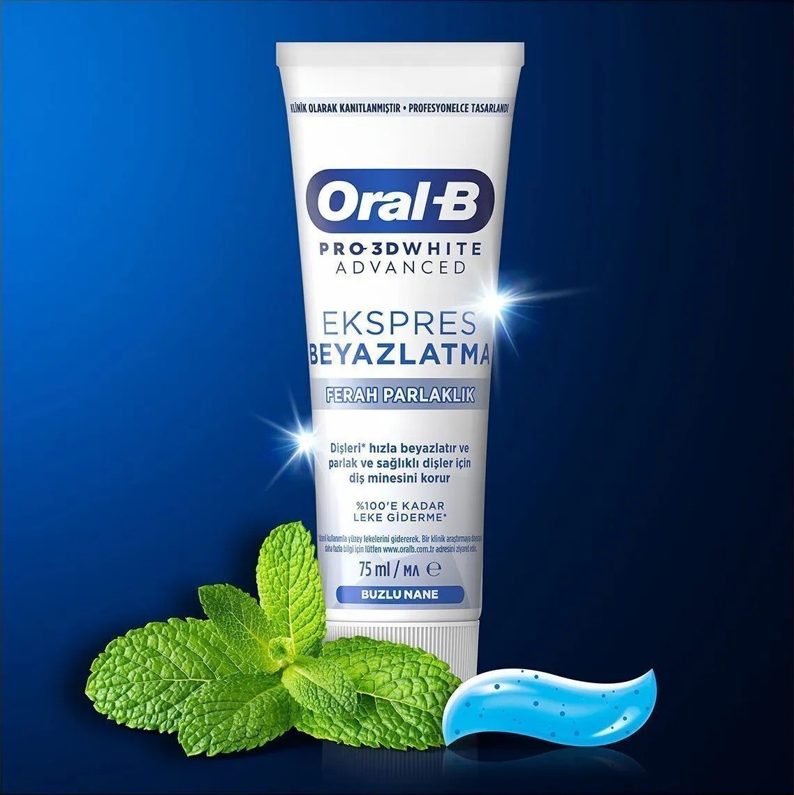 Oral-B Pro-3d White Advanced Ekspres Beyazlatma Ferah Parlaklık 75 Ml