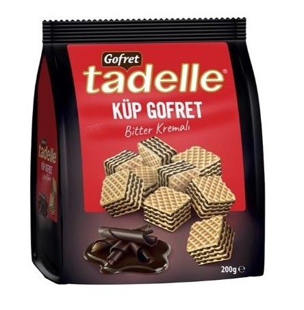 Tadelle Bitter Kremalı Küp Gofret 200 Gr