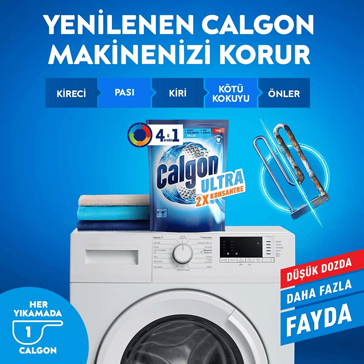 Calgon Ultra 2x Konsantre Toz 750 Gr