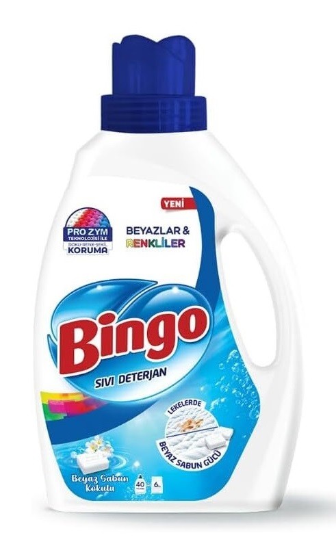 Bingo Sıvı Deterjan 40 Yıkama 2600 Ml