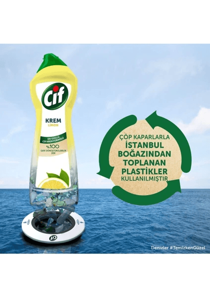 Cif Limon Krem Temizleyici 750 Ml