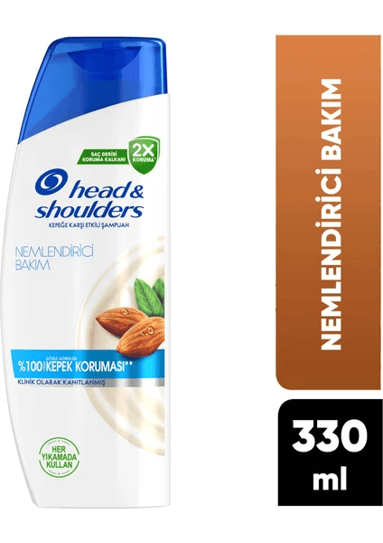 Head&Shoulders Kepeğe Karşı Etkili Şampuan Nemlendirici Bakım 330 Ml