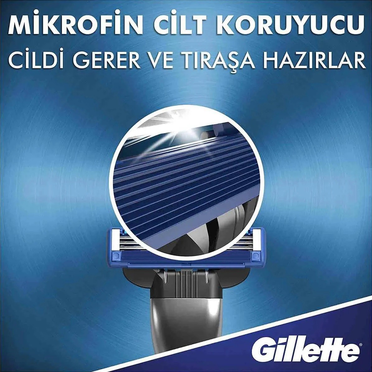 Gillette Mach3 Turbo Tıraş Makinesi + 5 Yedek Bıçağı