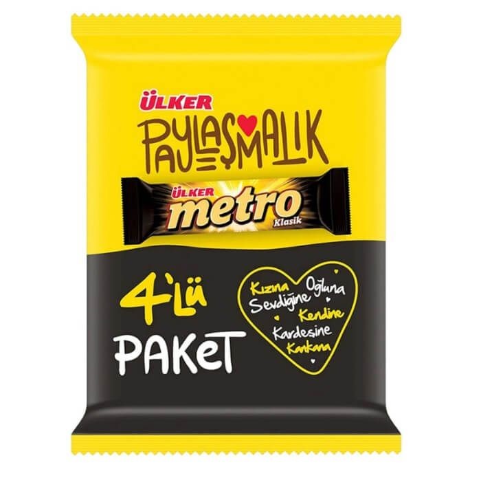 Ülker Metro 36 Gr 4'lü Paket