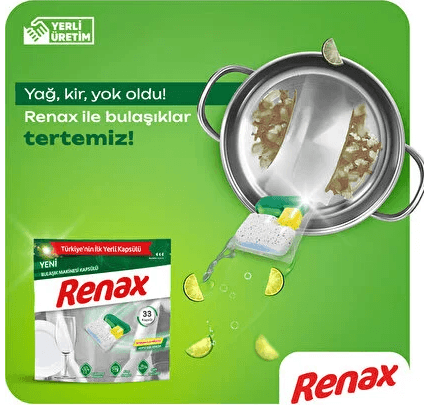 Renax Bulaşık Makinesi Kapsülü Hepsi Bir Arada 44'lü