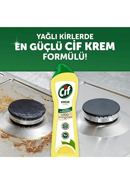 Cif Limon Krem Temizleyici 750 Ml