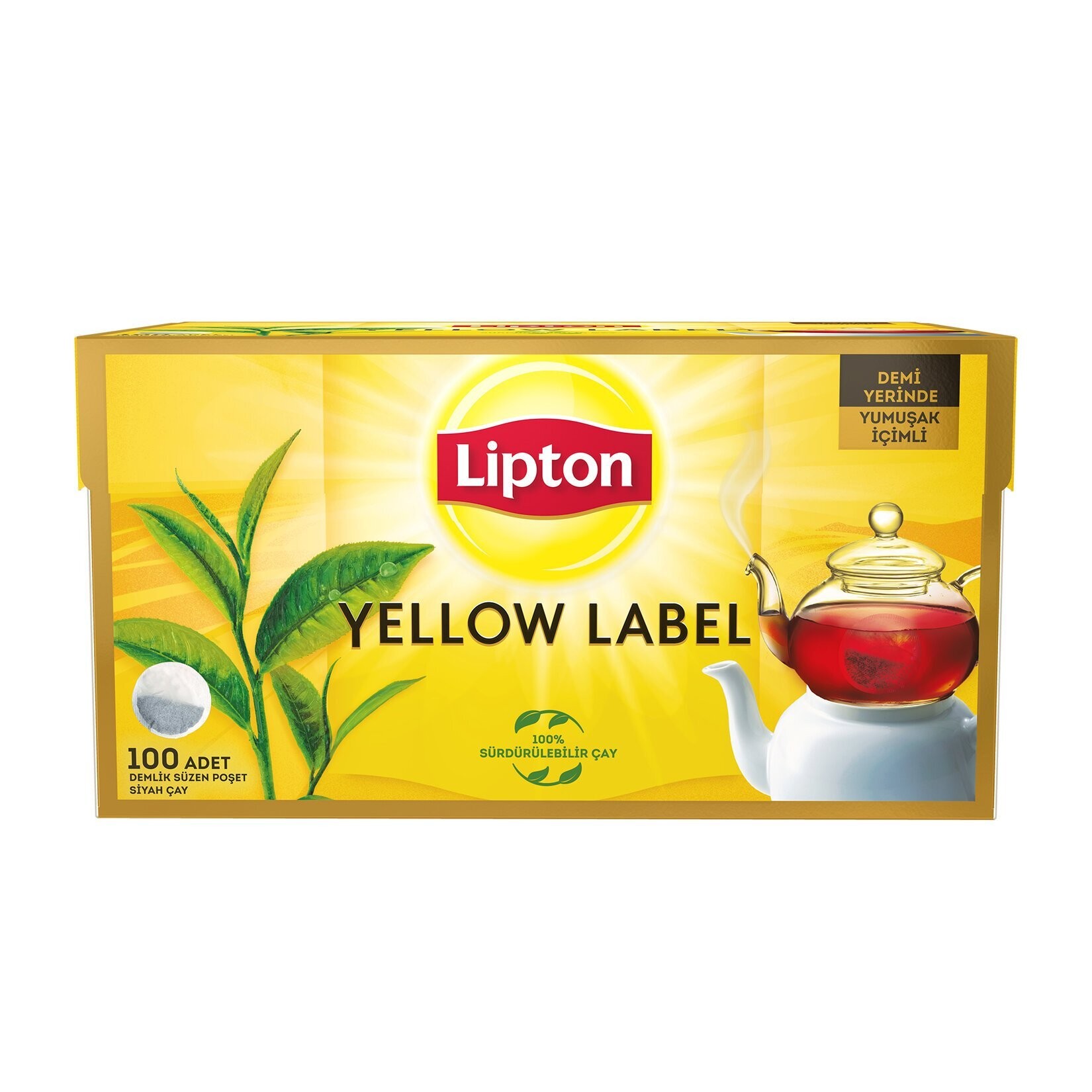 Lipton Yellow Label Demlik Siyah Çay 100 Adet