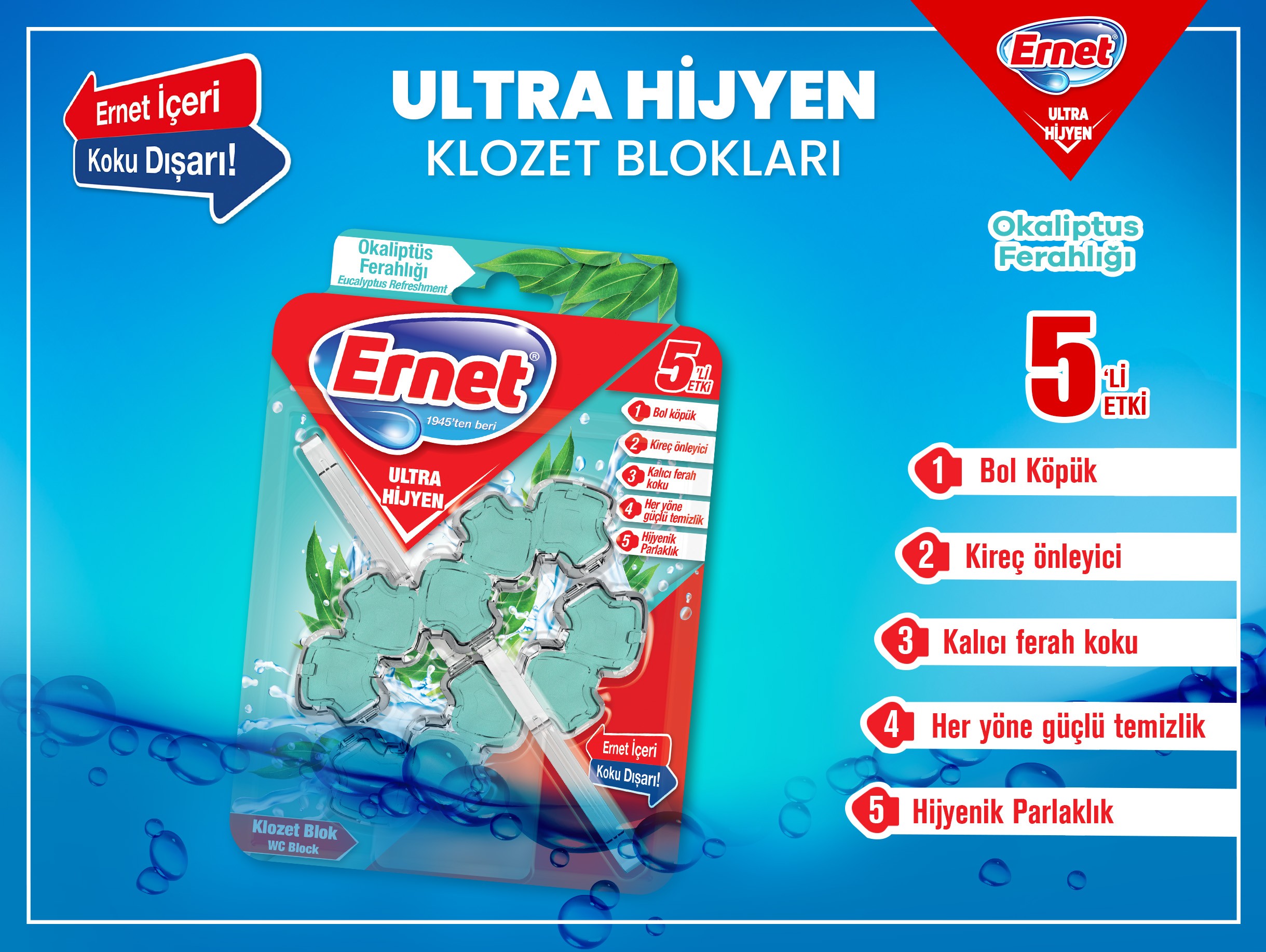 Ernet Klozet Bloğu 2*50 Gr