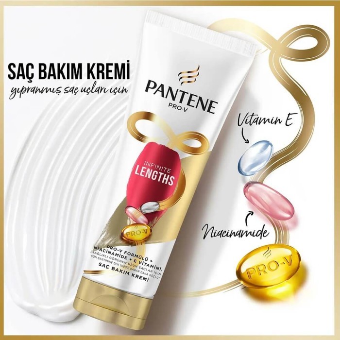 Pantene Pro-V Infinite Lengths Sağlıklı Görünen Uzun Saçlar İçin Saç Bakım Kremi 275 Ml