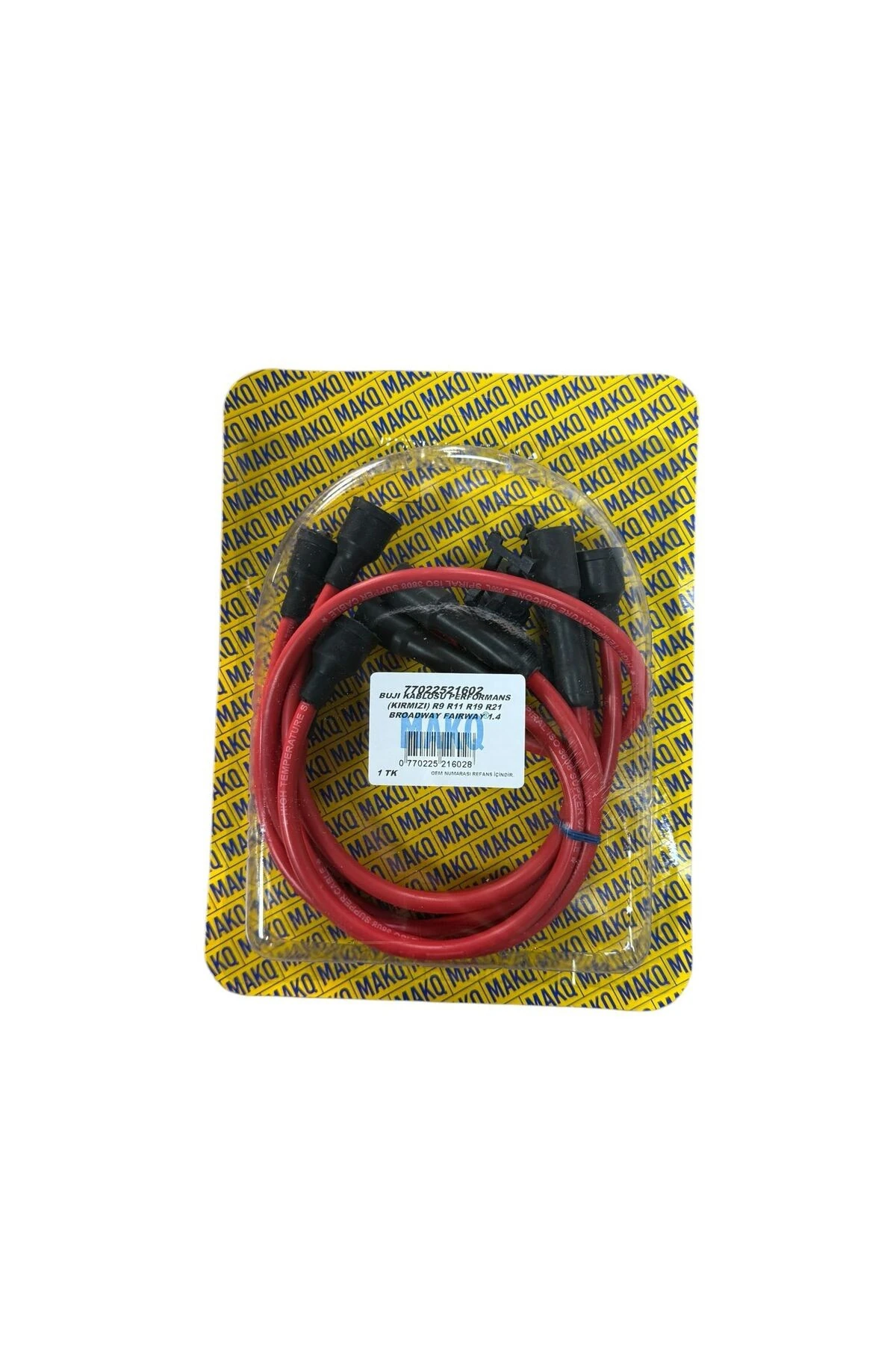 R9 R11 R19  Broadway Faırway 1.4 1.6 Bujı Kablosu Performans Mavi 7 mm MAKQ 7702252160