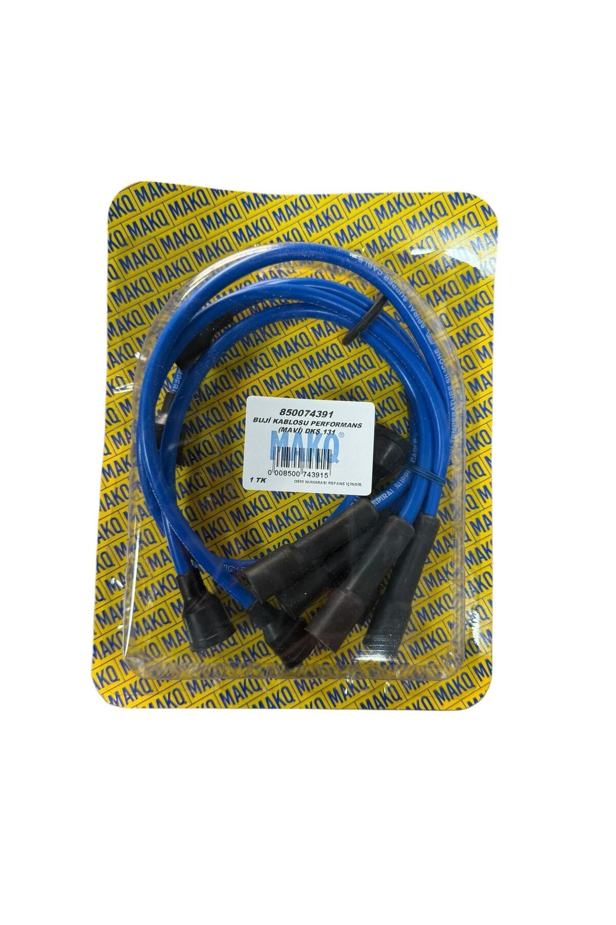 Doğan Kartal Şahin Düz Motor İçin Uyumlu Performan Buji Kablosu Mavi 7mm 85007439