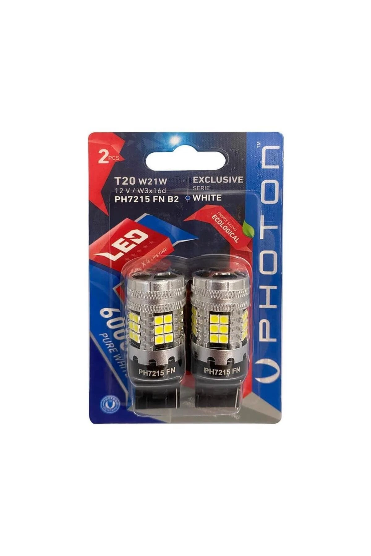 Photon T20 Park Gündüz Far Led Ampulü  W21w Fanlı Beyaz