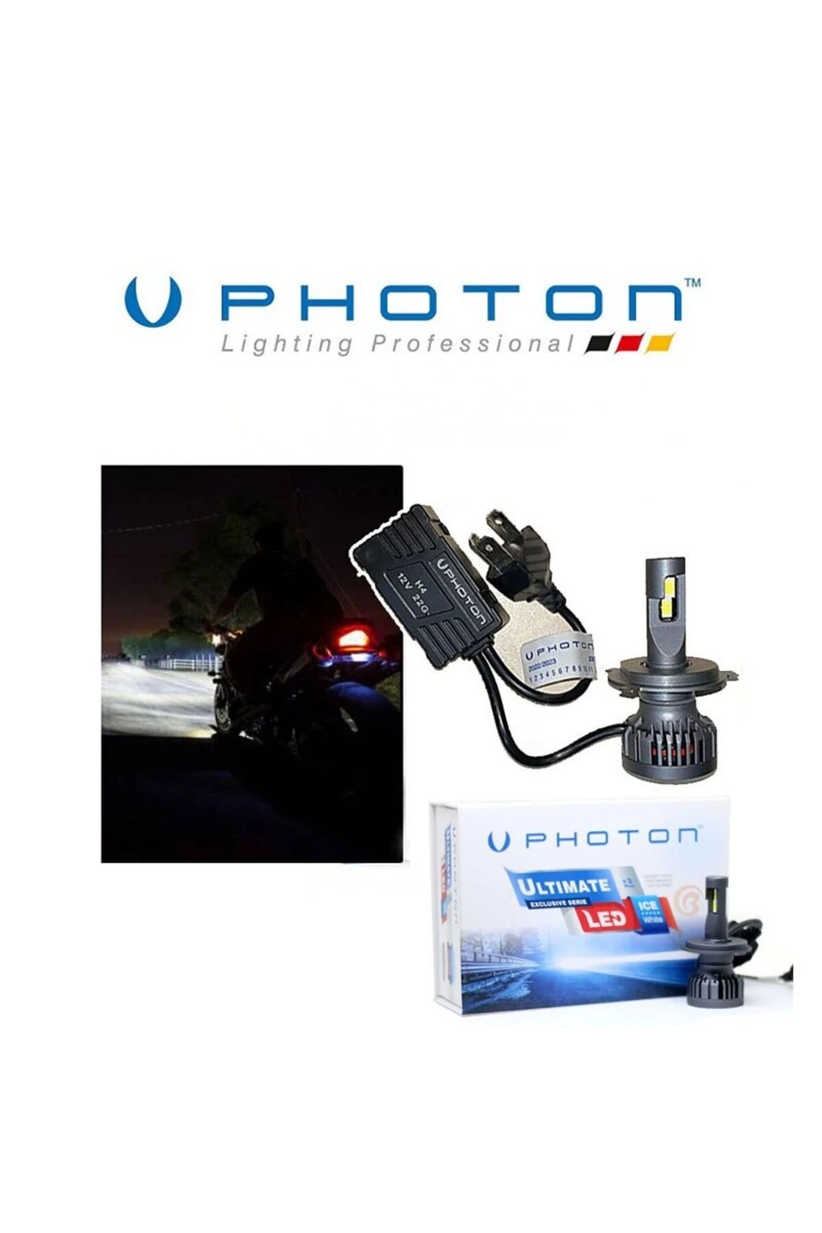 H4 Ultımate Led Ampulü 1 Adet Motorsiklet İçin