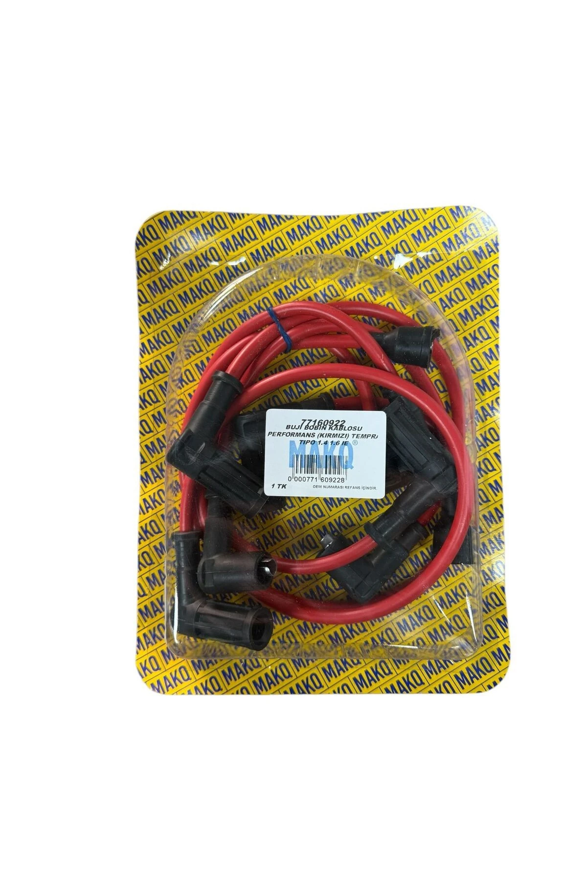 Tempra Tipo 1.4 1.6 ie Buji Bobin Kablosu Performans 7mm Kırmızı MAKQ 7716092