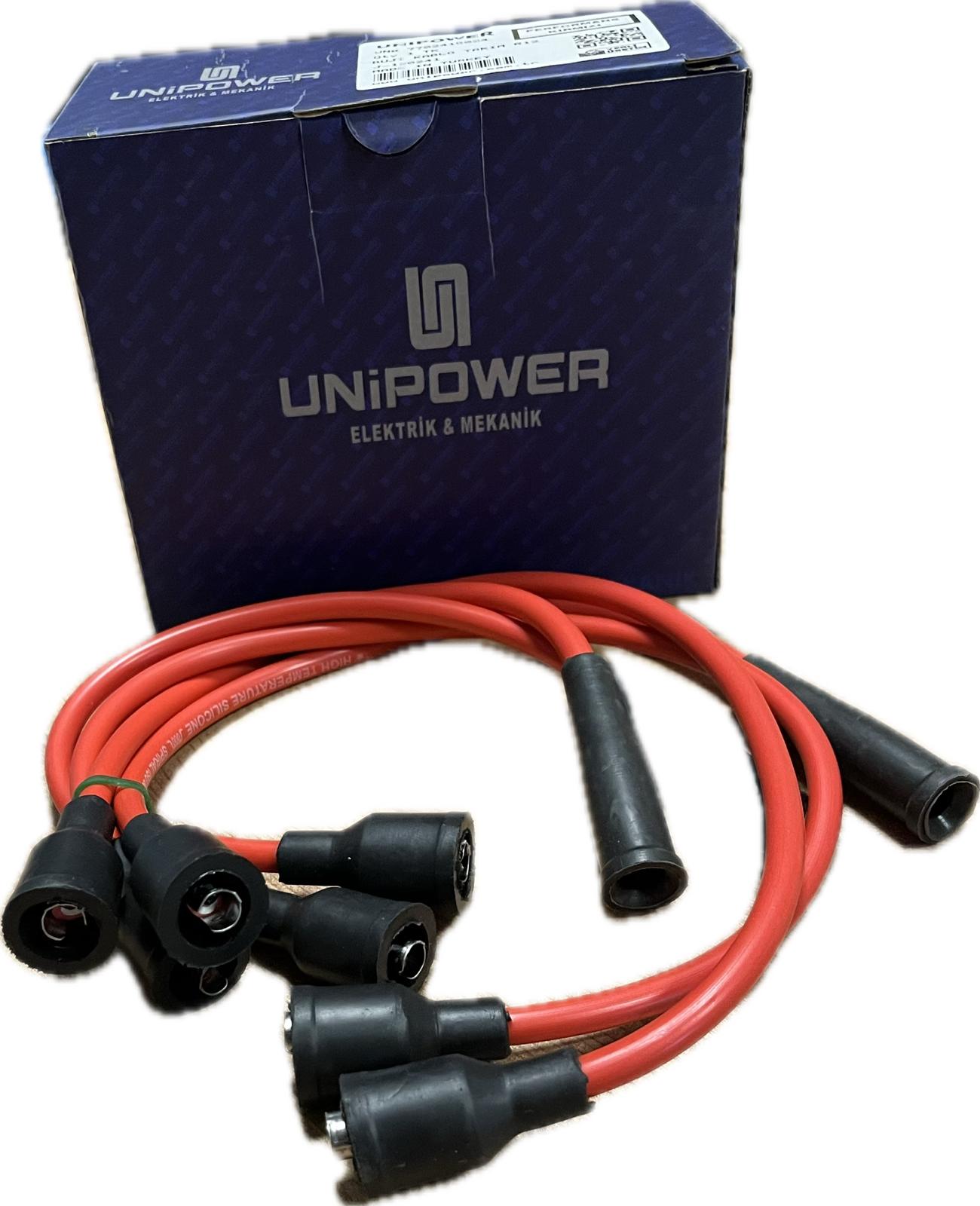 R12 Toros 1.4 Motor Uyumlu Buji Bobin Kablosu Performans Kırmızı 7 mm 7702128466