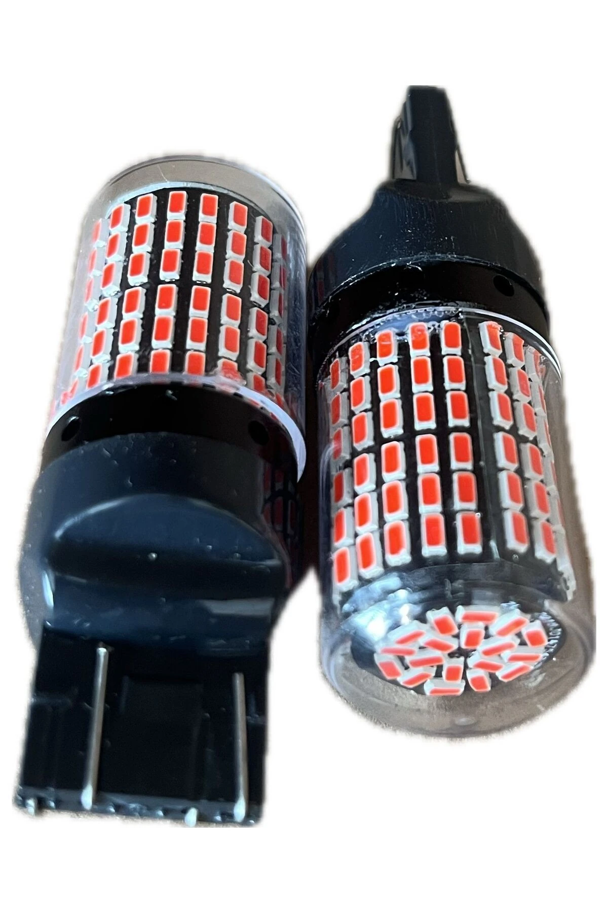 T20 W21/5W Oto Stop Fren Led Ampulü Kırmızı 144 Led'li