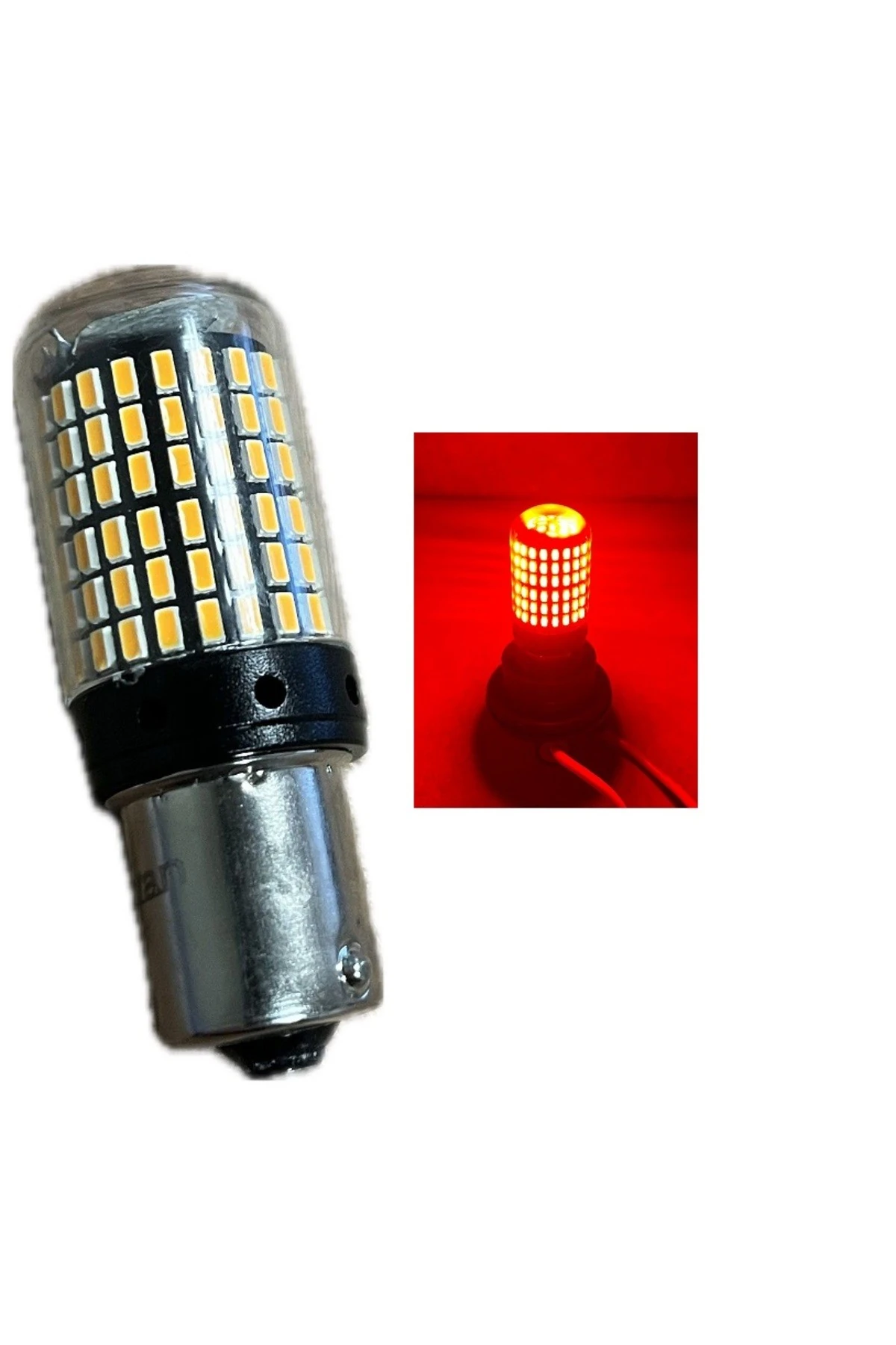 93 Py21w Led Sinyal Ampulü Turuncu 144 ledli 2 adet