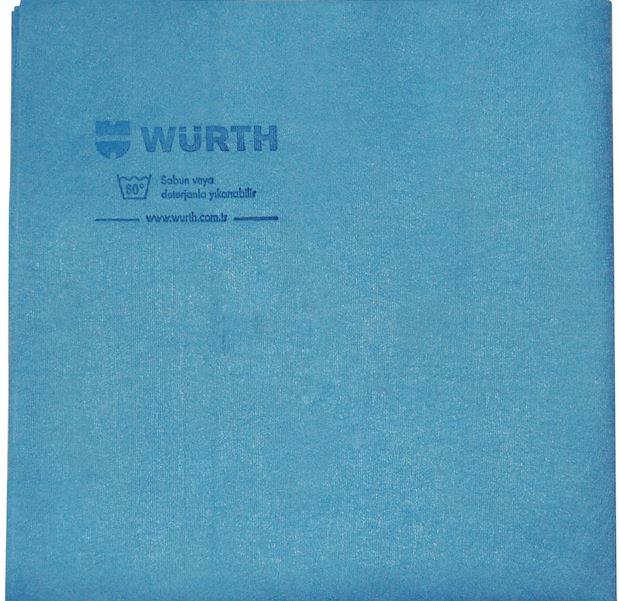 Würth Araç Yıkama Bezi 40x40 Cm Sentetik Güderi Bez Mavi 170 gr 1 Adet