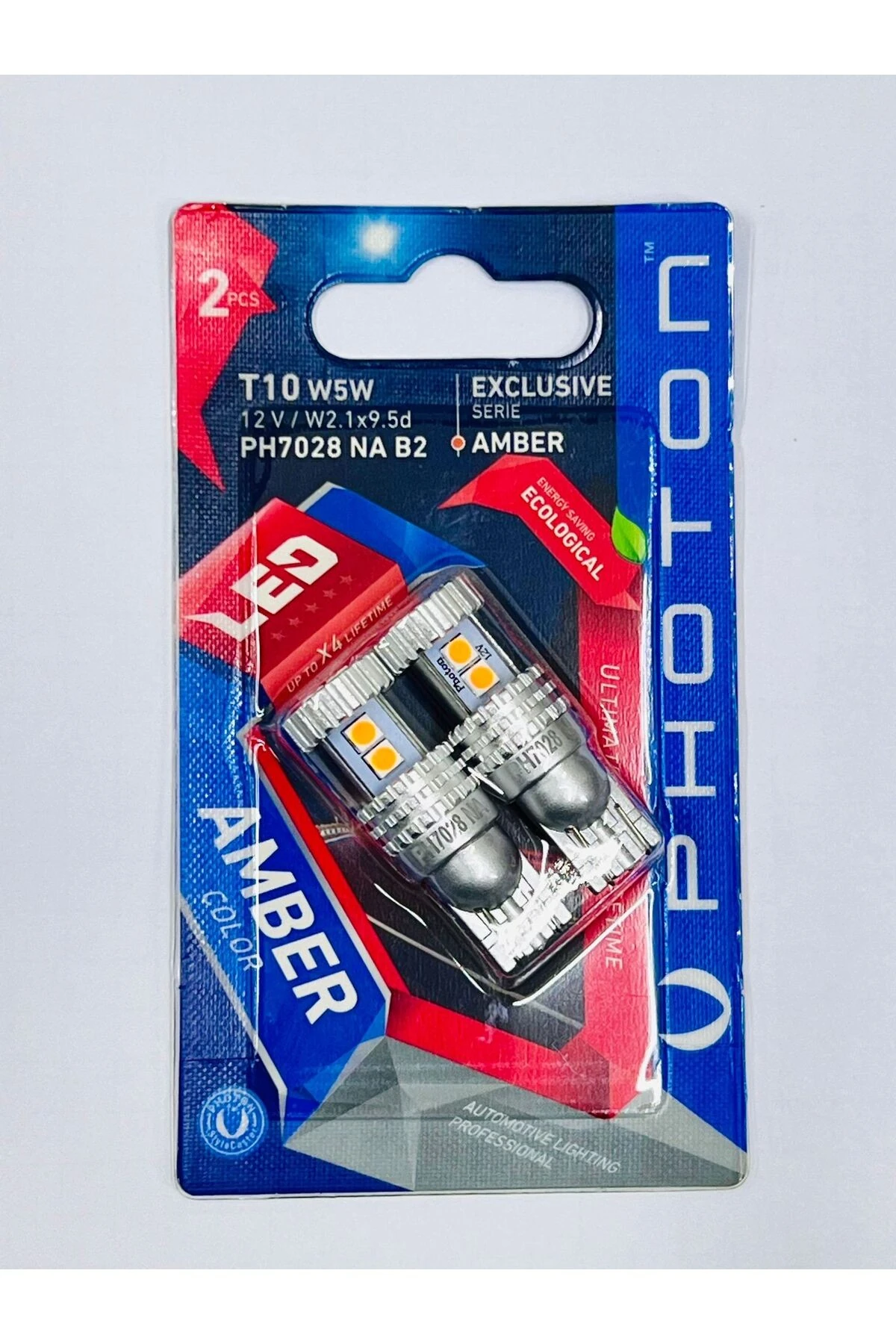 Photon T10 - T15 Turuncu Park Sinyal Led Ampülü W5w 