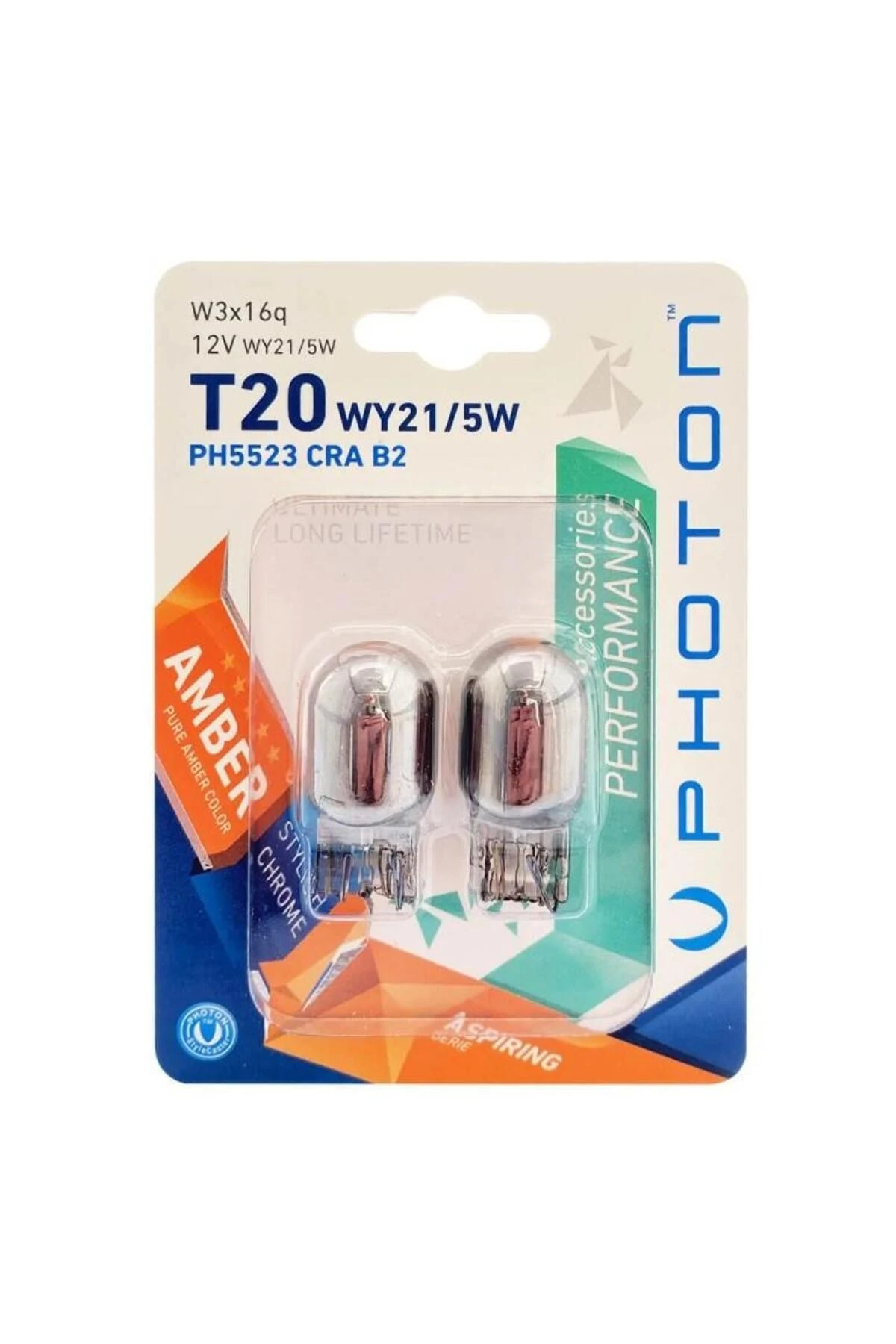 Photon T20 Wy21/5w Turuncu Chrome  