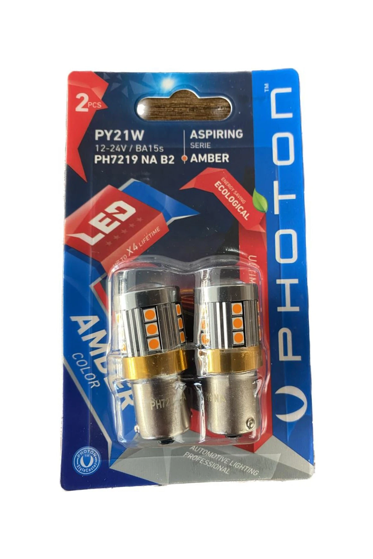 Photon Gündüz Farrı , Park PY21W Turuncu Tek Duy  Led