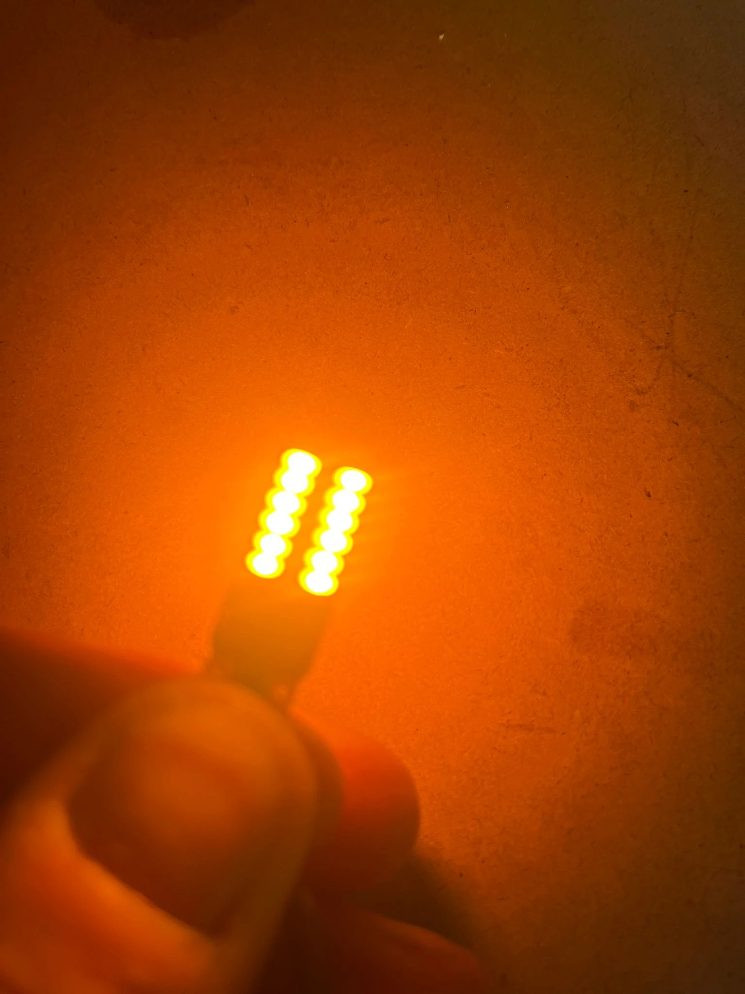 T10 W5W 6+6 AMBER TURUNCU 12V CANBUS PARK LED