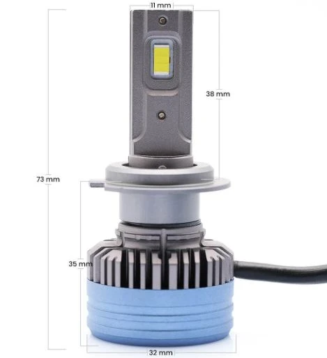 Fiat Doblo 2004-2010 Kısa Far Led Xenon Ampulü Photon H7 Milestone Black Katana 