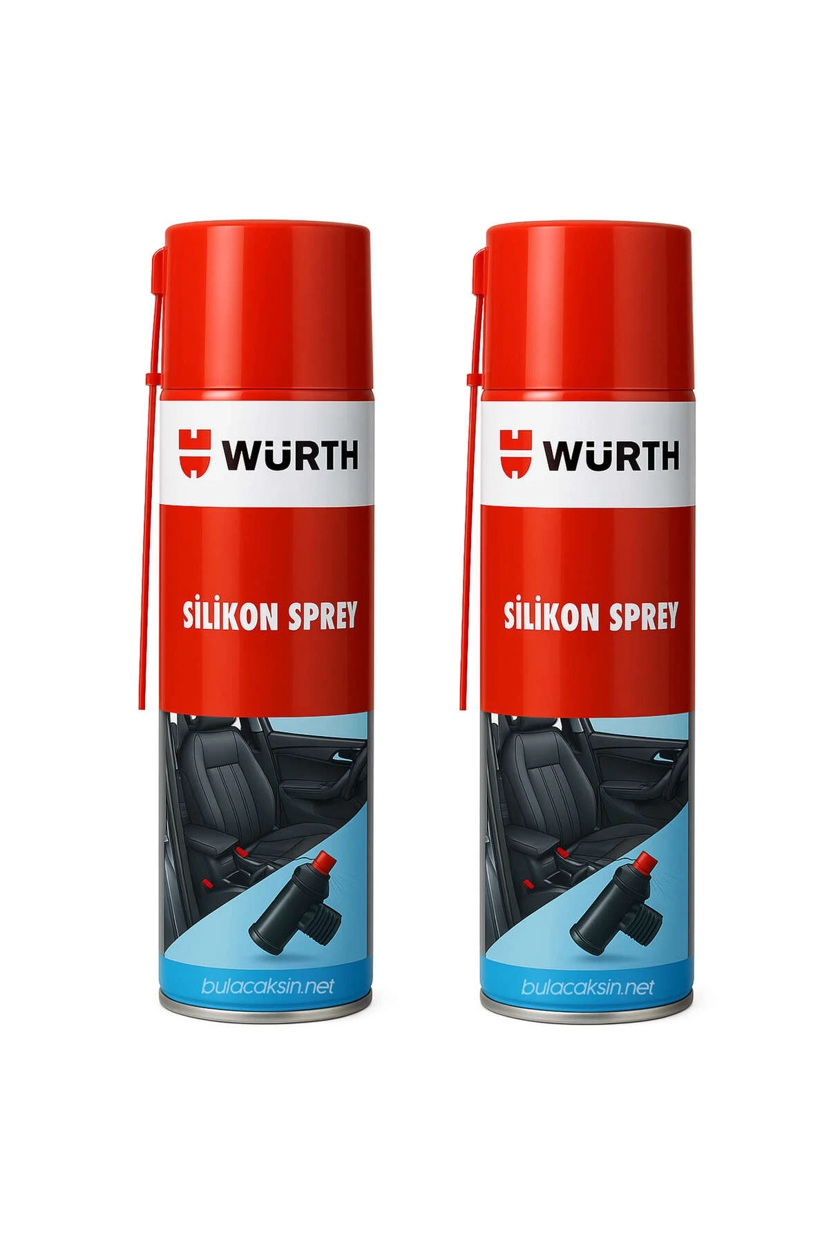 Würth Silikon Sprey 500 ml - 2 Adet