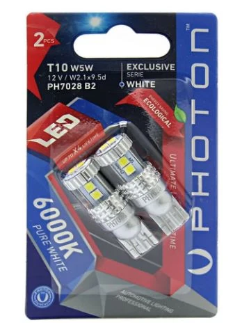 Photon T10 W5W Park Geri Vites Beyaz Led Ampülü 